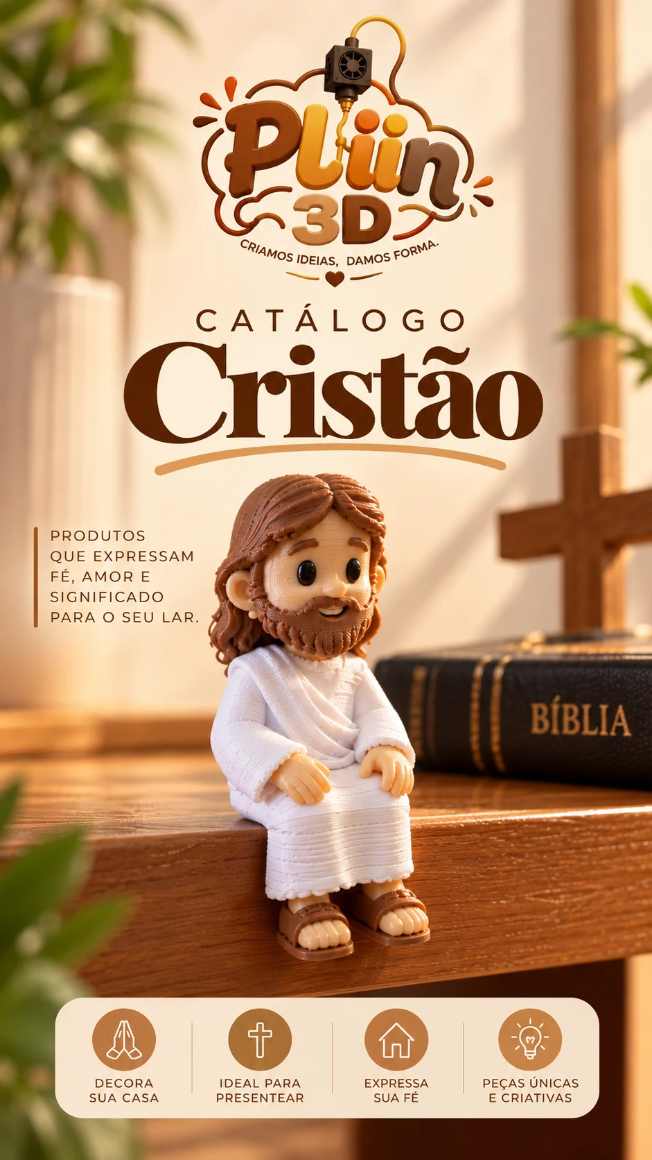Capa do catálogo Cristão