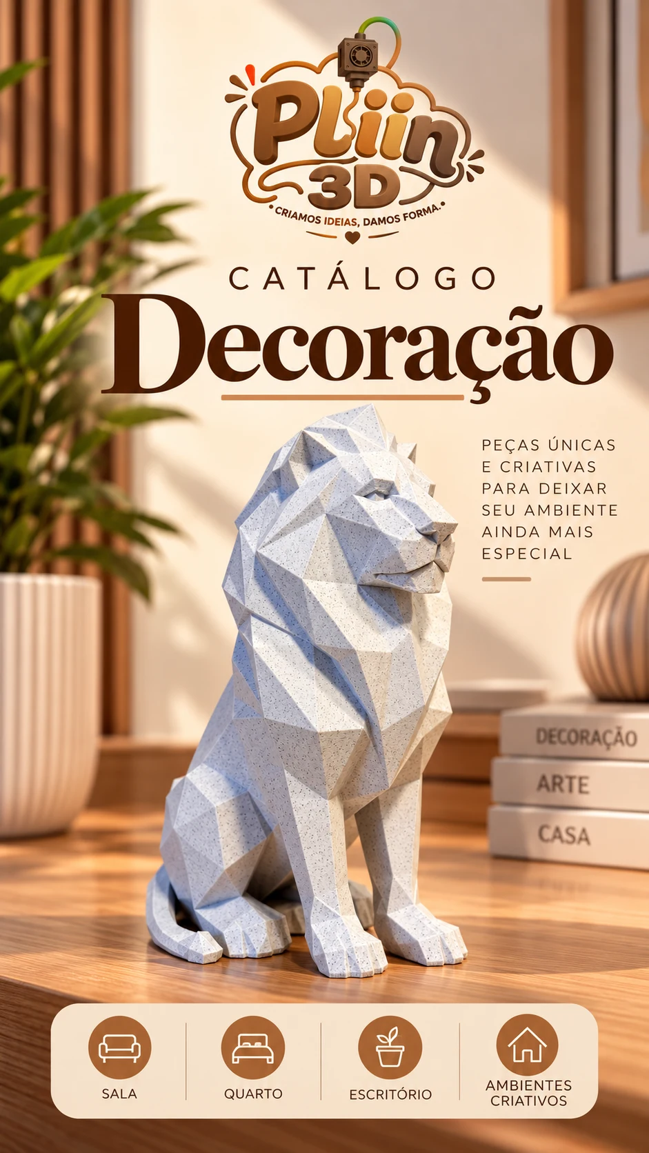 Capa do catálogo Decorações
